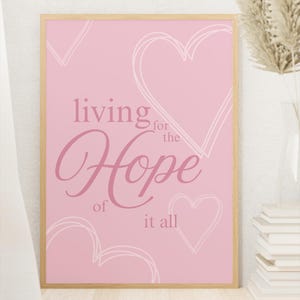 Impression d'affiche rose Taylor Swift