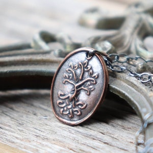 Custom Personalized Tree of Life Necklace Mens & Womens Celtic Pendant Custom Jewelry Personalized jewelry Vintage Wax Seal Pendants image 1