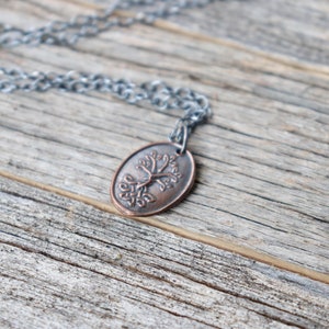 Custom Personalized Tree of Life Necklace Mens & Womens Celtic Pendant Custom Jewelry Personalized jewelry Vintage Wax Seal Pendants image 3