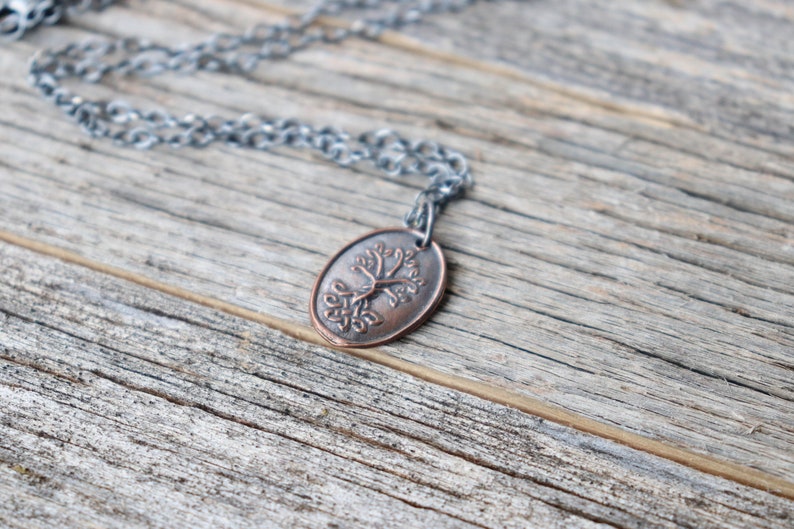 Custom Personalized Tree of Life Necklace Mens & Womens Celtic Pendant Custom Jewelry Personalized jewelry Vintage Wax Seal Pendants image 3