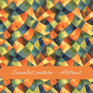 Seamless pattern abstract. Illustration pour journaux indésirables, scrapbooking, tissus, papeterie ... Téléchargement numérique.