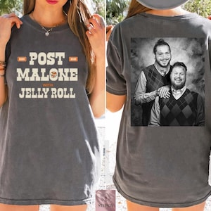 Vintage Post Malone Rap Music Shirt, Big Ass Stadium Tour, Posty 2025 Tour, Jelly Roll Tour, Posty Tour Merch, Post Malone Shirt, Post Shirt