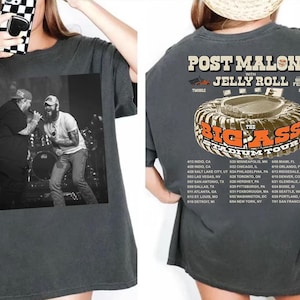 Vintage Post Malone Tour Shirt, Big Ass Stadium Tour, Comfort colors Posty 2025 Tour, Jelly Roll Shirt, Posty Tour Merch,Country music shirt