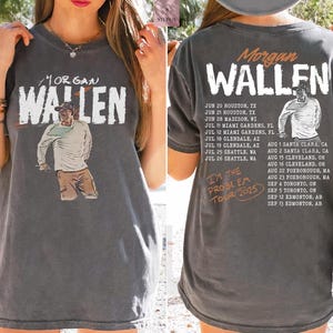 Morgan Wallen I&#39;m The Problem Tour 2025 Concert Shirt, Wallen Two-sided Shirt, Country Music Morgan Shirt, Morgan Wallen Shirt,Cowgirl Shirt