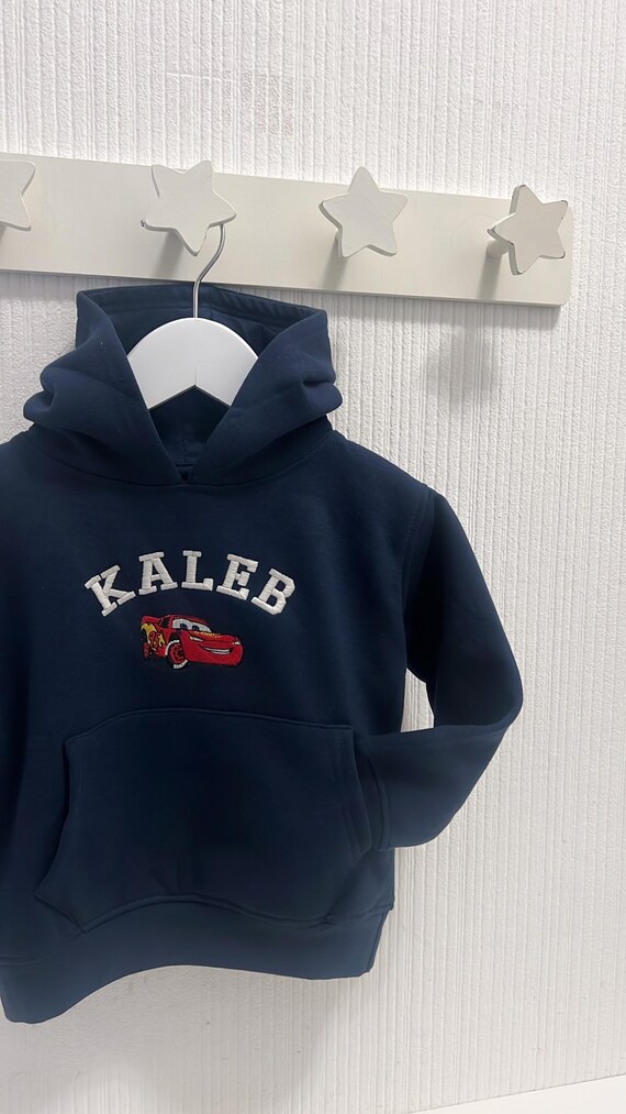 Childrens race car hoodie