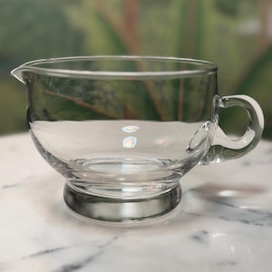 Princess House Heritage Clear Crystal Creamer, Vintage.