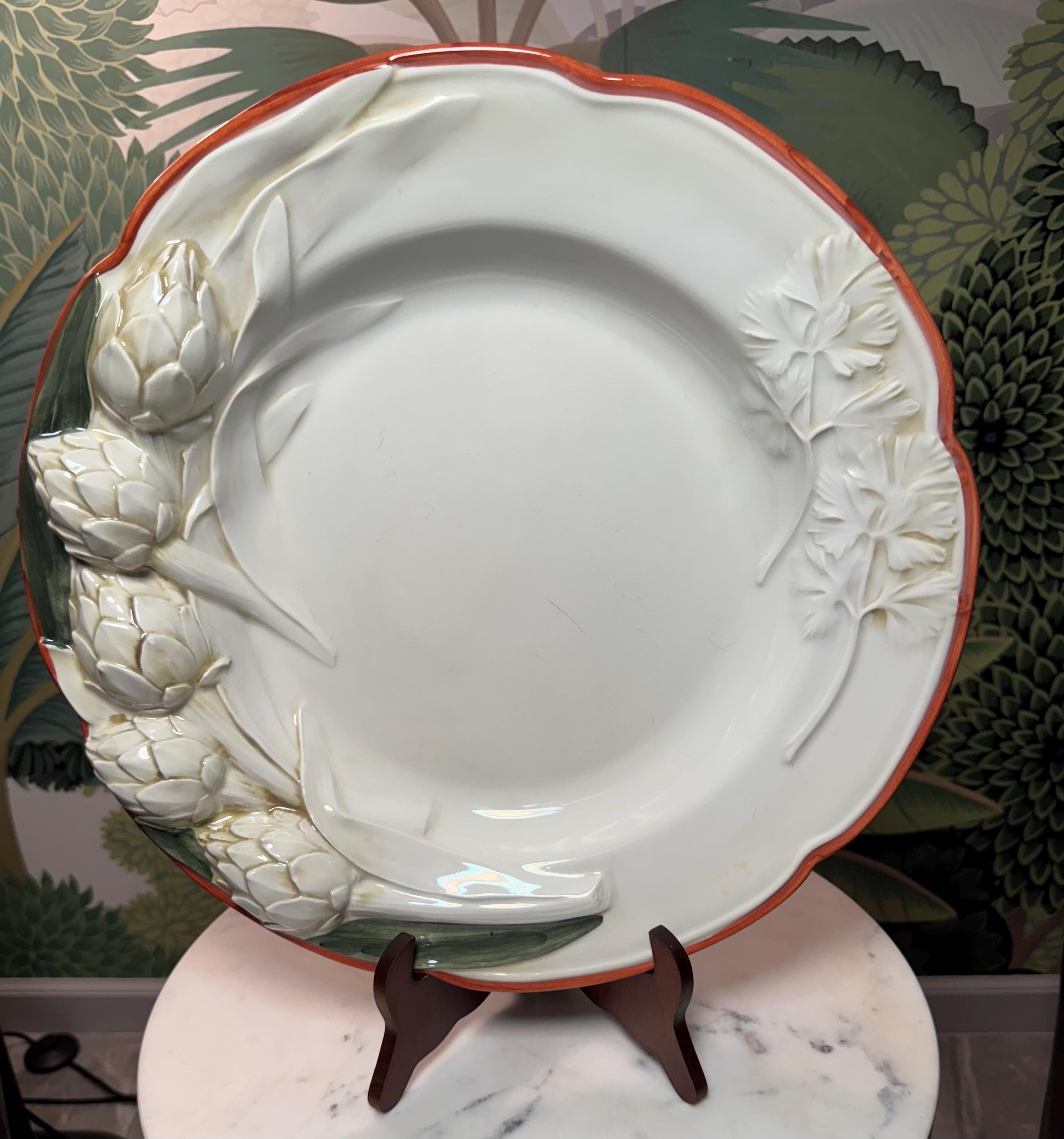 CERAMICHE DI SICILIA アーティーチョーク　深皿　イタリア製 CERAMICHE DI SICILIA アーティーチョーク 深皿 イタリア製