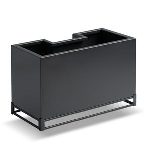 Anthrazite U-Pflanztöpfe für Balken – Moderne Deko für Terrasse & Carport