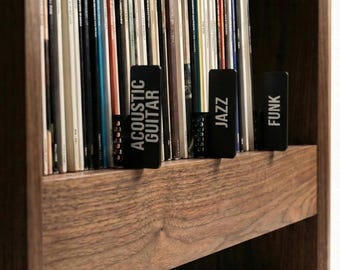 Vinylplaten LP-genreverdelers | Artist 12-inch dubbelzijdige scheidingswanden | Platenopbergers voor cd's, platen, dvd's, boeken en tijdschriften