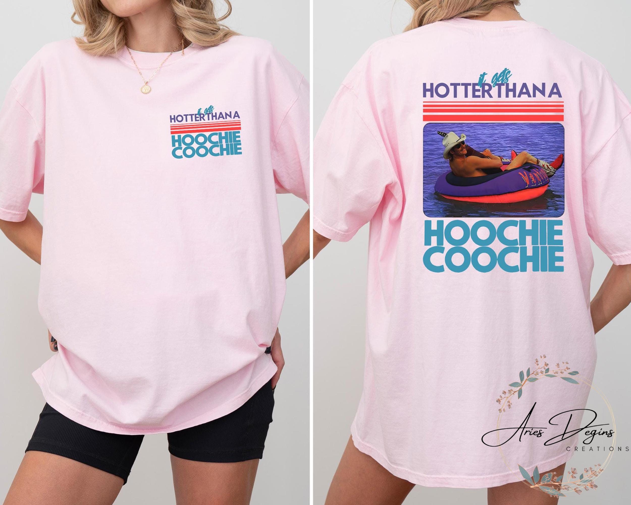 Discover Hotter Than A Hoochie Coochie Shirt, Music Lover Shirt, 90s Country Music Shirt