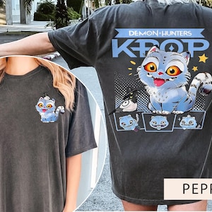 Demon Hunter Tiger shirt, Derpy the Tiger And Bird Demon Hunter Tiger Tee, Hunters Tiger fan, Kpop Saja Boys Shirt, Kpop Demon Hunters