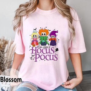Cartoon Halloween Witches Two Side Shirt, Witches Character Shirt, Retro Halloween Shirt, Bad Witches Vibes Shirt, Funny Halloween Shirt