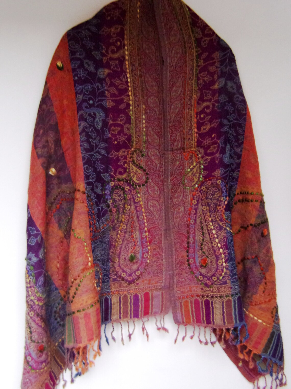 Boiled Wool Scarf, Amber