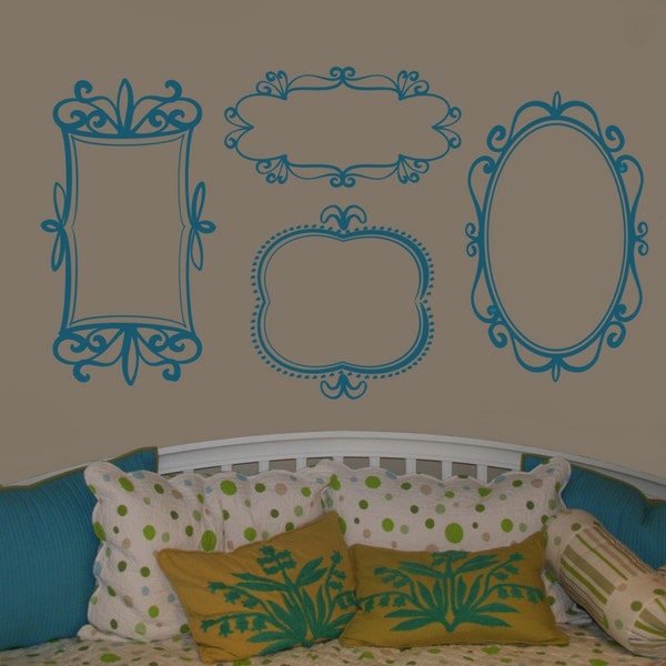 Shabby Chic Frame Collection- Vinyl Wall Decals
