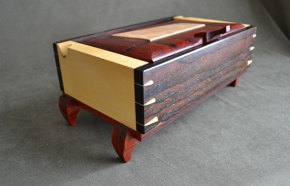 Handmade Wood Jewelry box | Etsy