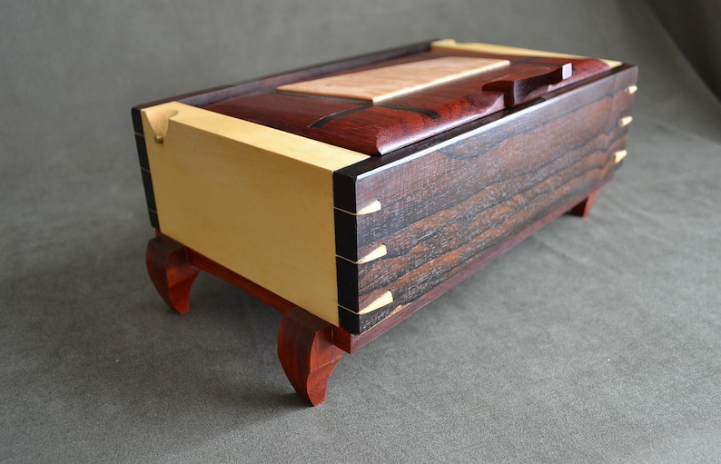 Handmade Wood Jewelry box  Etsy
