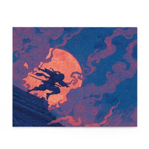 Moonlit Adventure Puzzle - 120, 252, 500-Piece - Perfect for Family Game Night, Unique Gift for Puzzle Lovers, Home Decor