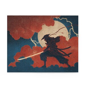 Ninja-Themed Puzzle | 120, 252, 500-Piece | Perfect for Game Nights, Gifts, Home Décor, Educational Fun, and Collectors