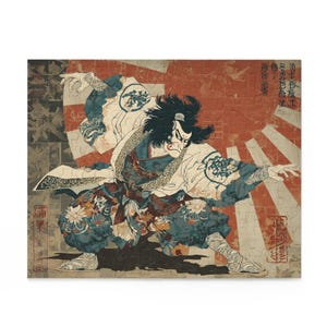 Japanese Art Puzzle - 120/252/500-Piece, Jigsaw, Home Activity, Gift, Fun Family Game, Cultural Decor