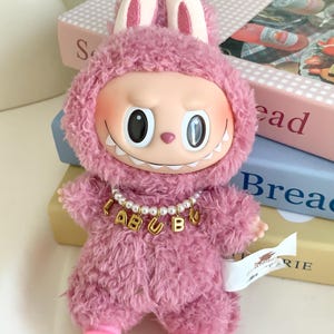 Custom Necklaces for Labubu, Labubu necklaces, Labubu accessory, Personalized Labubu necklace, Pearl Charm necklaces for Labubu Doll, Gift