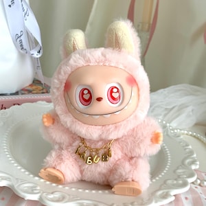 Colares personalizados para Labubu, colares Labubu, acessório Labubu, colar Labubu personalizado, colares com pingentes da moda para boneca Labubu, presente