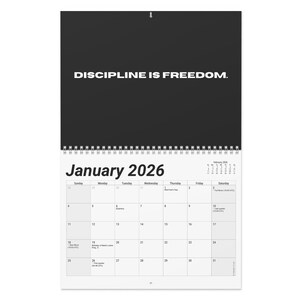 Calendrier mural 2026 mensuel 2026 - Agenda motivant inspiré des stoïciens