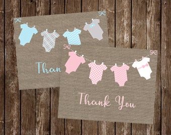 Baby Shower Thank You Cards Etsy Baby Shower Thank You Cards Etsy
