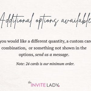 Bridal Brunch Shower Invitation – Pink Floral, Printed image 3