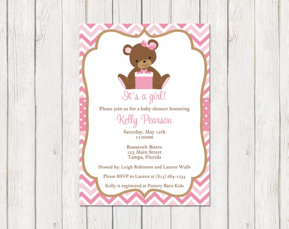 pink teddy bear for baby girl