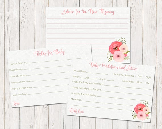 Water Color Bunny One Dollar Each with Envelope Included Flowers Mommy and Me Watercolor Printed Some Bunny Baby Shower Invitations
