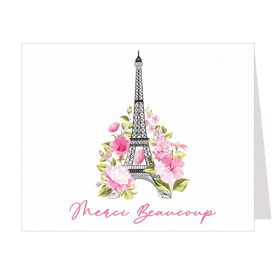 Meri Beaucoup Thank You Card Meri Beaucoup Thank You Card