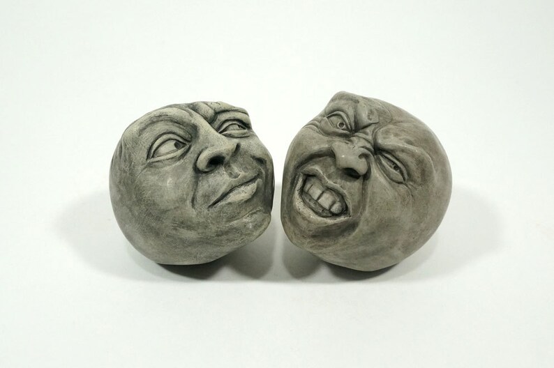Office Decor Funny Paperweight Unique Cement Sculpture Etsy