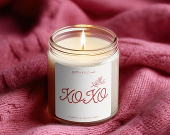 XOXO Valentine Candle – Choose Your Scent | 9 oz