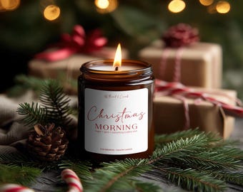 Christmas Morning Candle: Beeswax Tallow, Coffee Cinnamon Vanilla