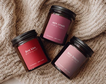 Valentine's Candle Trio Gift Box — The Valentine's Collection | Three Love Candles