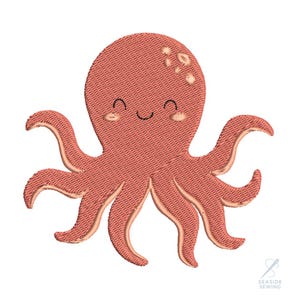 Bordado de Polvo | Desenho de Bordado à Máquina com Tema Marinho para Quarto de Bebê | Dois Tamanhos