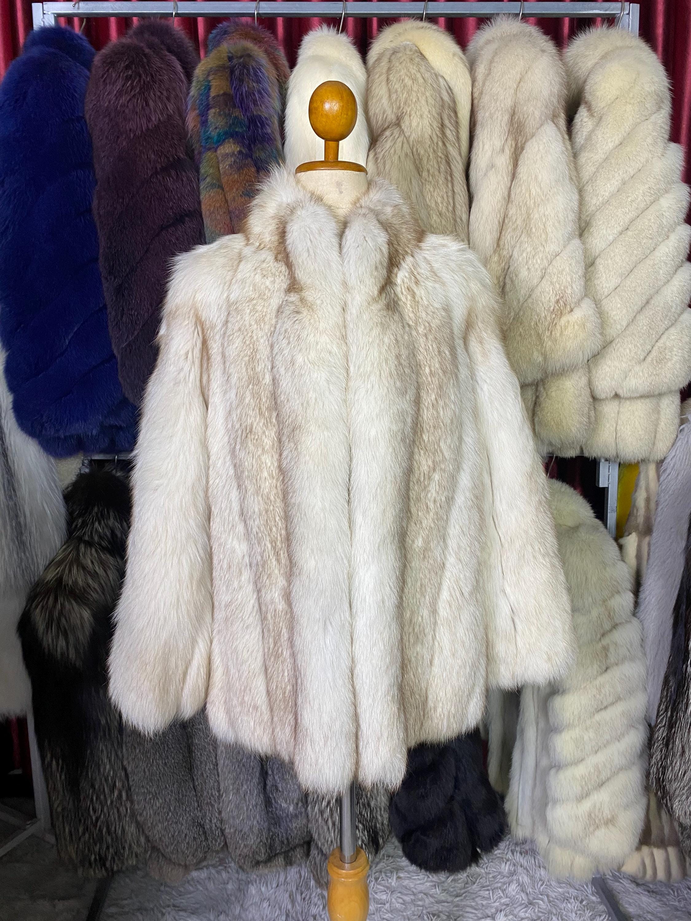 Saga Blue Fox Coat - Etsy