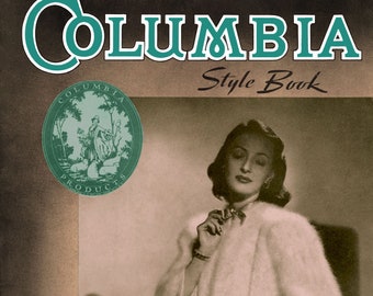 Columbia Yarn #97 c.1940 Vintage Hand Knitting Fashion Patterns for Women (PDF - EBook - Digital Download)