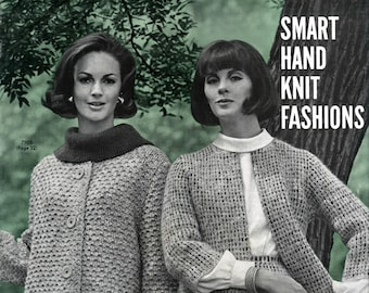 Fleisher's Bear Botany #79 c.1963 (PDF - eBook - Digital Download) 1960's Dresses, Suits & Coats - High Fashion Knitting Patterns for Women