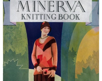 Minerve #23 c. 1928 - Modèles de tricot vintage des années 1920 pour femmes, hommes et enfants (PDF Ebook - Téléchargement numérique)