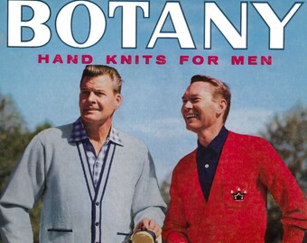 1950er Jahre Herren Strickmuster: Mäntel, Westen & Pullover (PDF eBook)