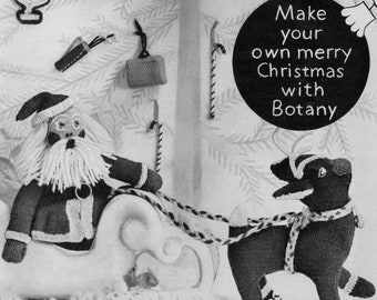 Botany Pattern of the Month #1610, Christmas Ornaments, Tree Decorations you can Make Yourself - October, 1952 (PDF eBook Digital Download)