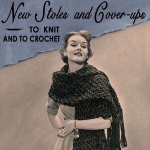 Bear Brand Special Series #27 c.1952 (PDF - Ebook - Digital Download) New Stoles & Coverups to Knit and Croche