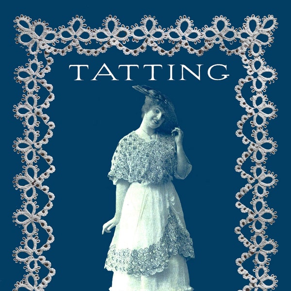 Mary Fitch #6 c.1916 - Tatting Pattern Book Excellent Shuttle Lace Patterns (PDF E-Book Digital Download)