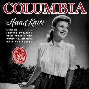 Columbia #103 c.1941 - Hats, Purses, Service Sweaters & Vests for Men and Women (PDF - EBook) Digital Download