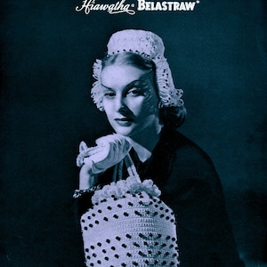 Hiawatha Crochet Hats and Bag #4 c.1944 (PDF - EBook - Digital Download) - Patterns for Two Hats and a Bag