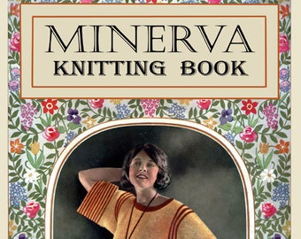 Minerva #9 ca.1922 Zeldzame vintage brei- en haakmodepatronen voor dames (PDF - EBook - Digitale download)