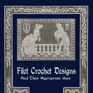 Anne Orr #8 c.1916 (PDF - Ebook - Digital Download)  Vintage Filet Crochet Designs and Patterns