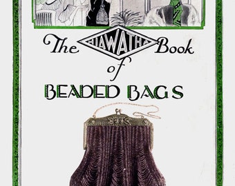 Hiawatha Beaded Bags #10 c.1927 - Vintage 1920's Patterns to Make Bead Purses in Knitting & Crochet (PDF Ebook Digital Download)