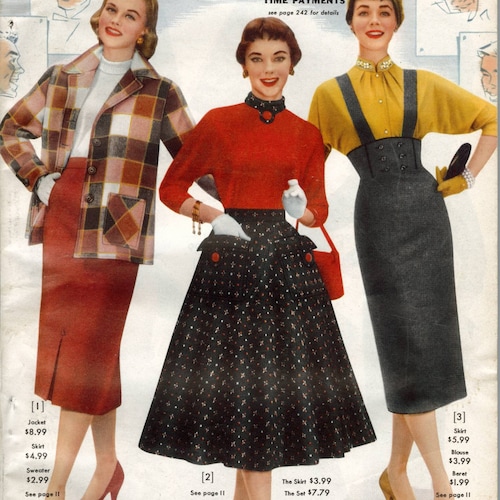 HUGE Vintage Catalog Bellas Hess C.1956 Fall and Winter - Etsy
